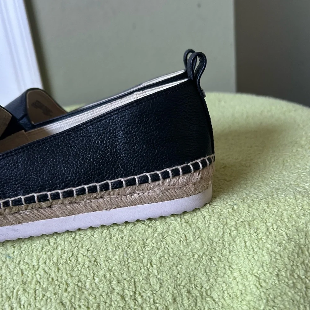 NWOT Michael Kors Black Espadrille Flats - Picture 8 of 11